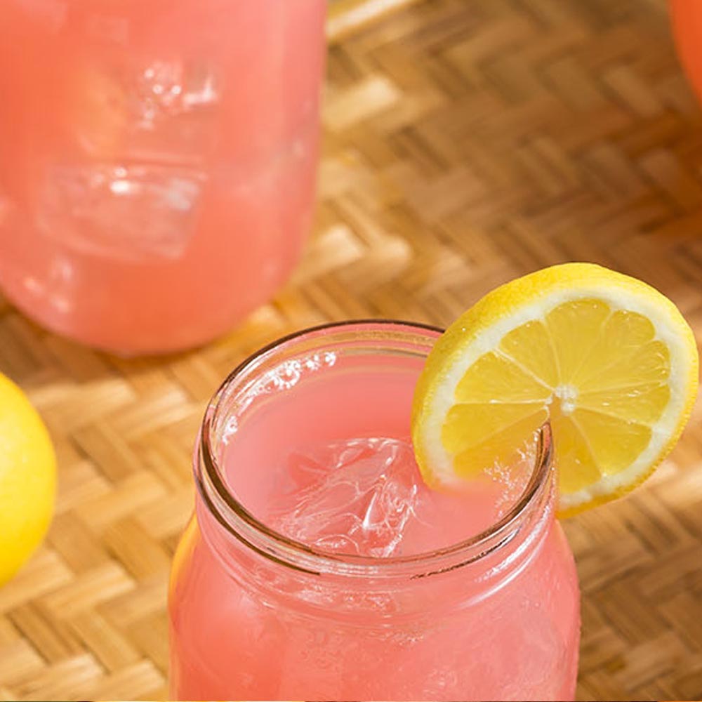 粉红色的柠檬水