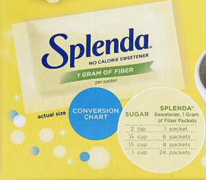 Splenda®含纤维甜味剂包