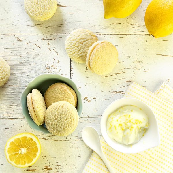 Lemon-Filled马卡龙