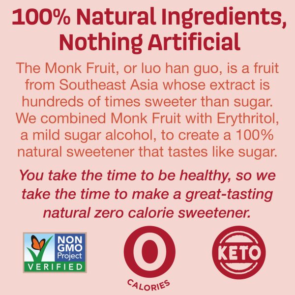 Splenda武僧水果甜味剂9.8盎司罐- 100%天然成分-酮-非转基因