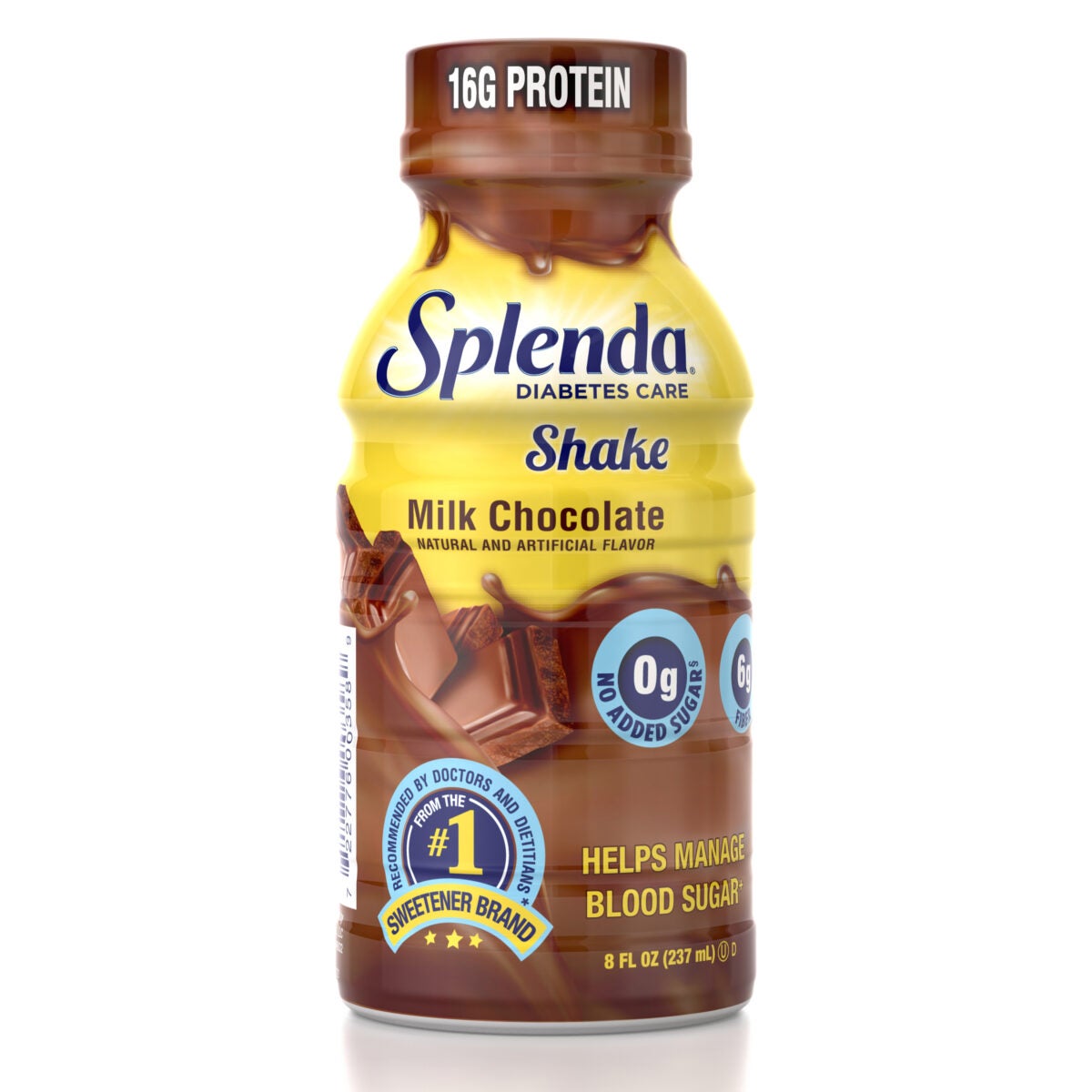 Splenda®牛奶巧克力糖尿病护理奶昔-前面
