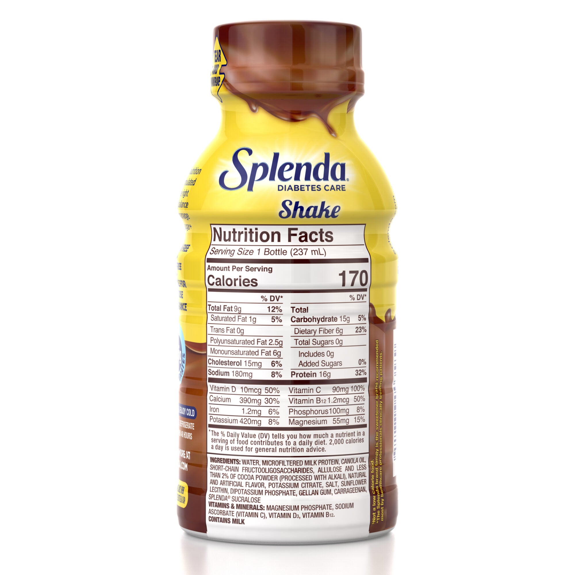Splenda®牛奶巧克力糖尿病护理摇回