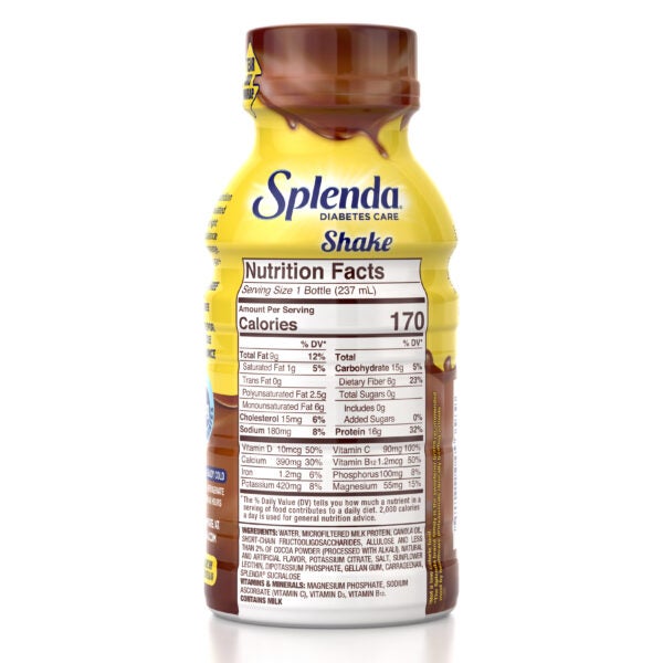 Splenda®牛奶巧克力糖尿病护理摇回