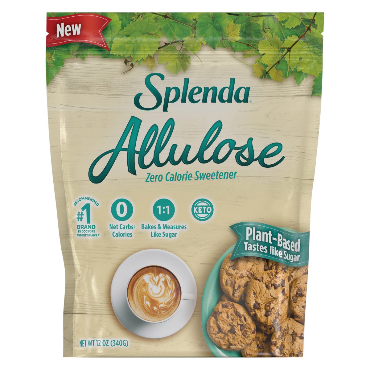 Splenda®Allulose颗粒甜味剂6/12盎司袋