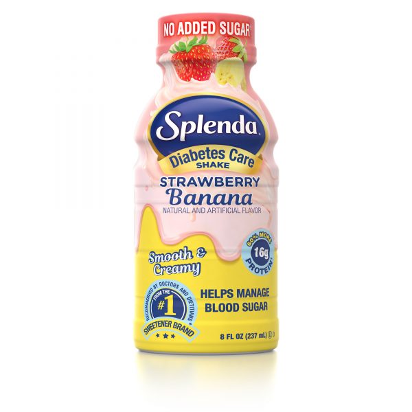 Splenda®草莓香蕉糖尿病护理奶昔