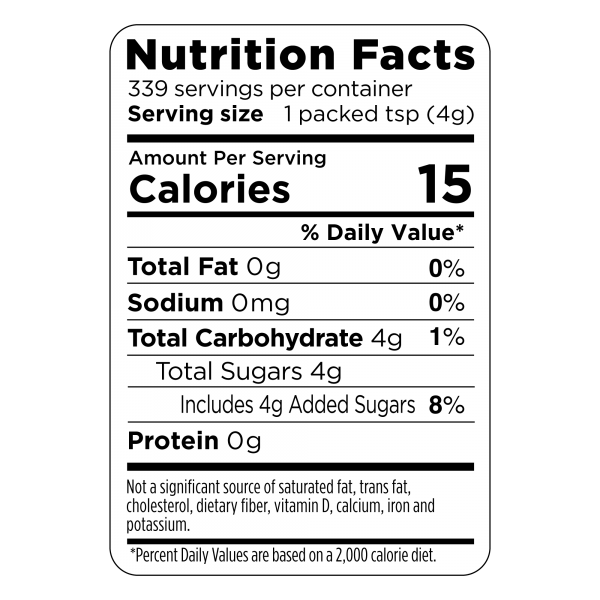 Splenda®红糖混合6/1磅袋营养