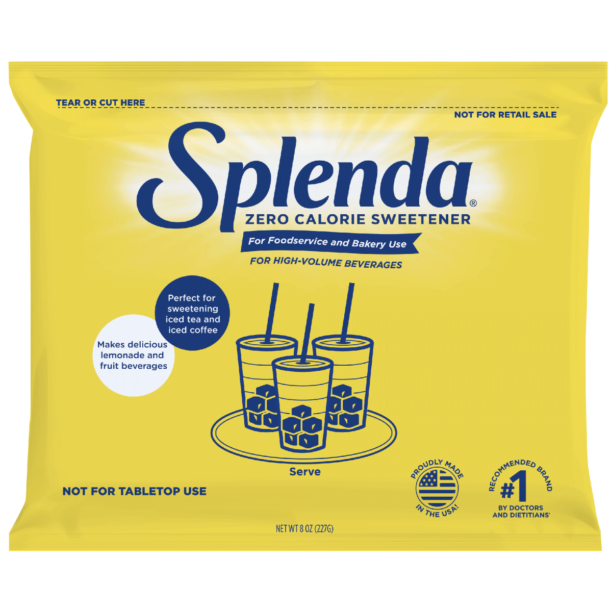 Splenda®大容量饮料颗粒甜味剂12/8盎司袋