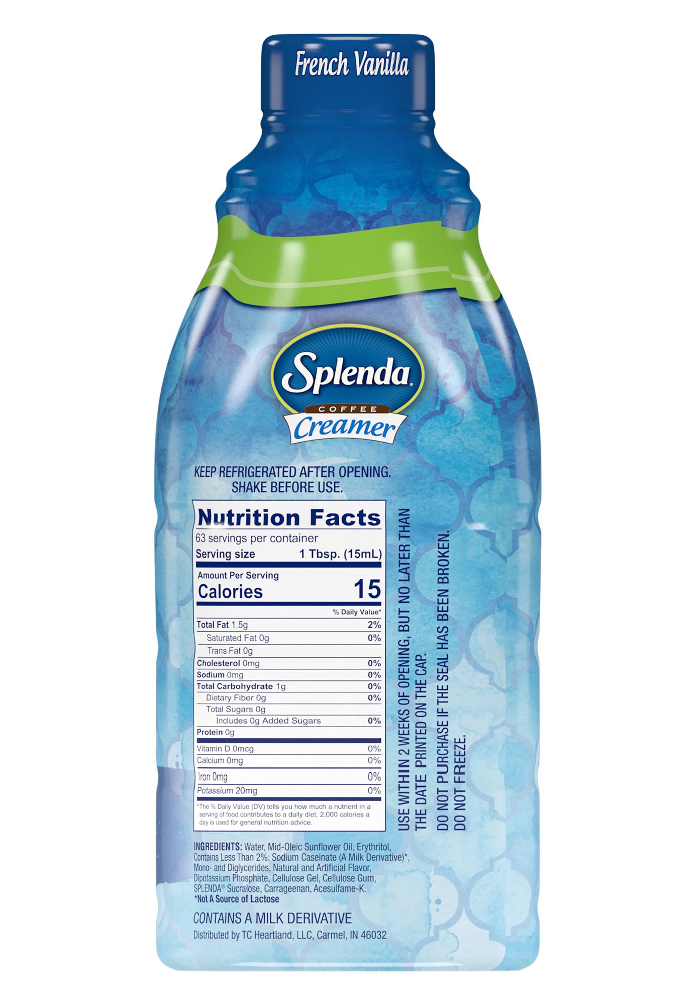 Splenda®法国香草咖啡奶晶6/32盎司瓶
