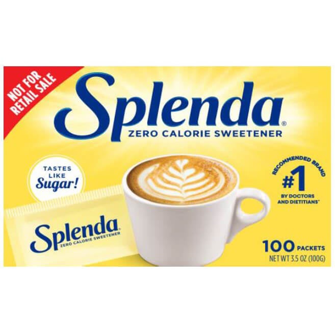 Splenda®甜味剂包装- 12/100ct。盒子
