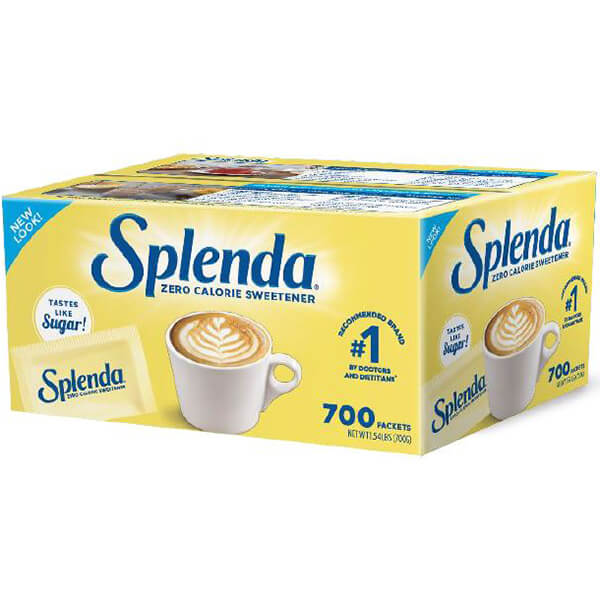 Splenda®甜味剂包装- 2/700ct。盒子