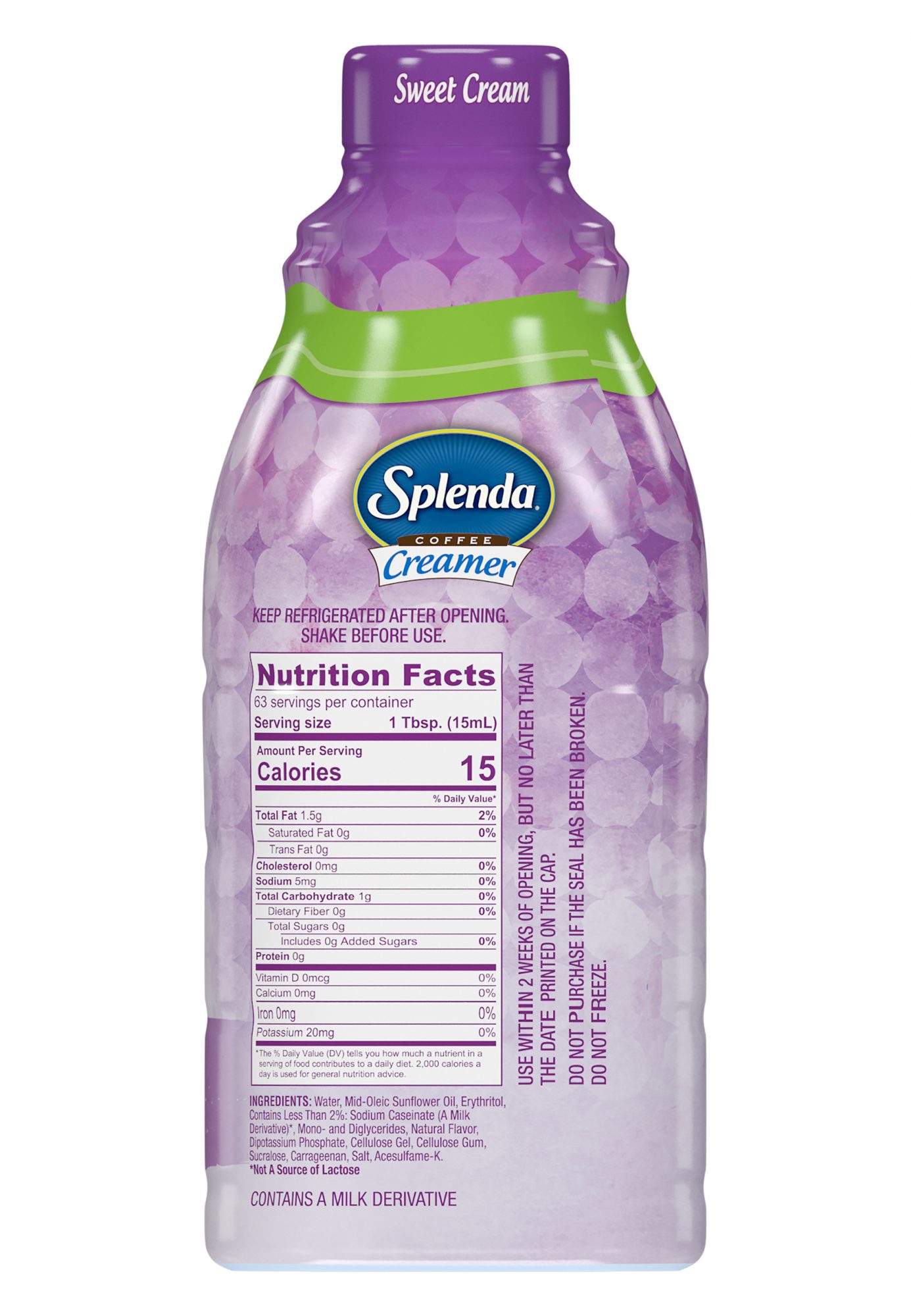 Splenda®甜奶油咖啡奶晶6/32盎司瓶