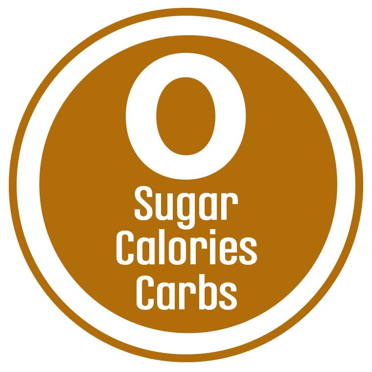 0糖卡路里碳水化合物图标