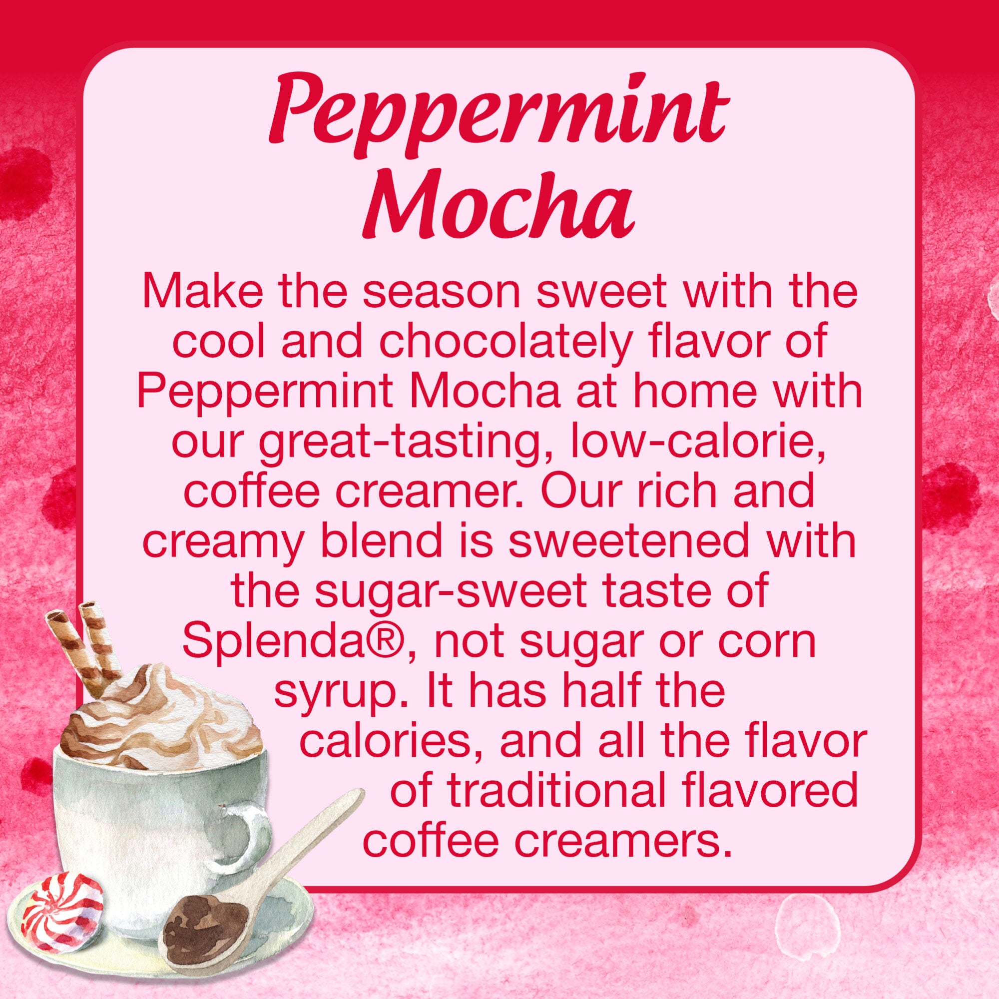 Splenda®薄荷摩卡咖啡奶油-季节性风味