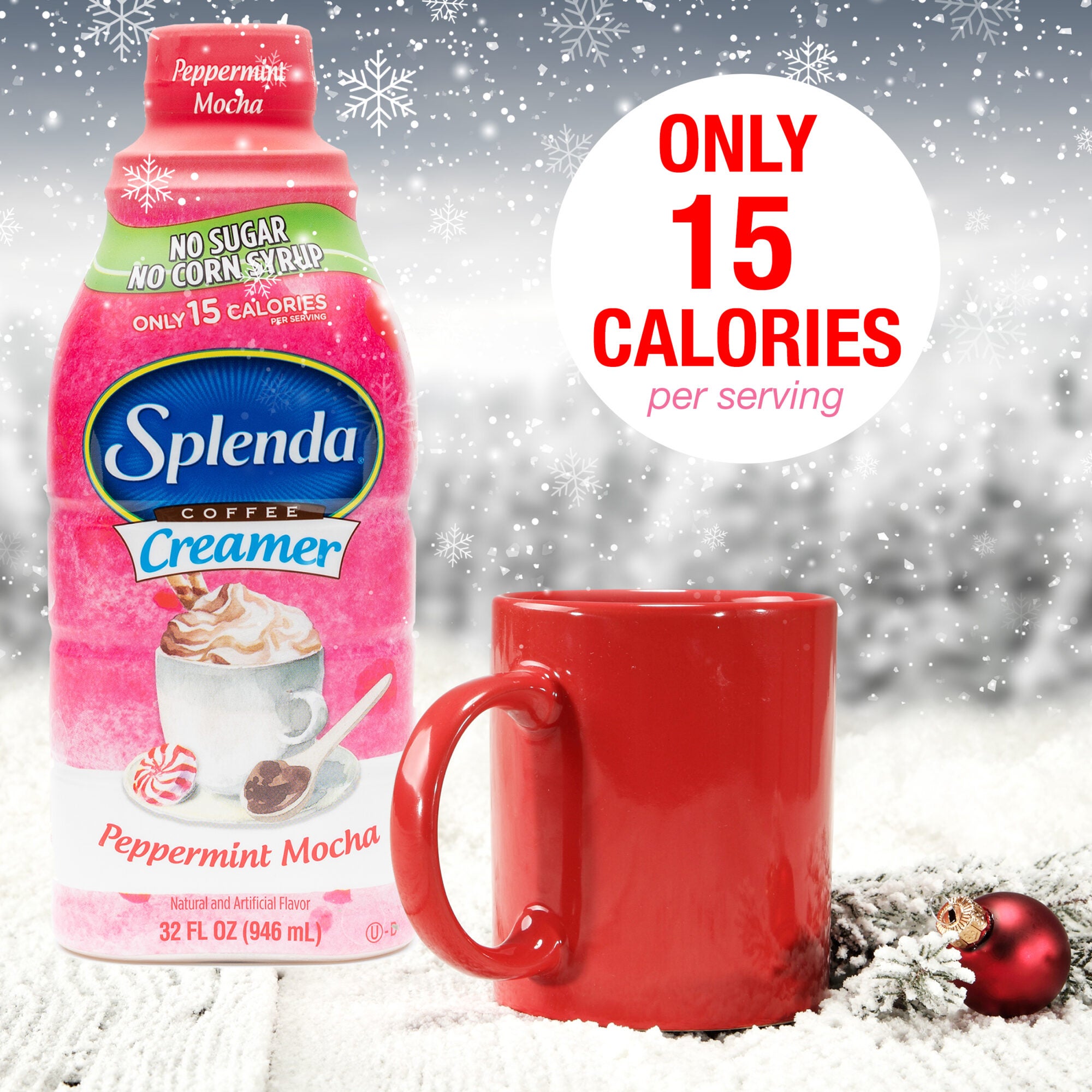Splenda®薄荷摩卡咖啡奶油-每份只有15卡路里